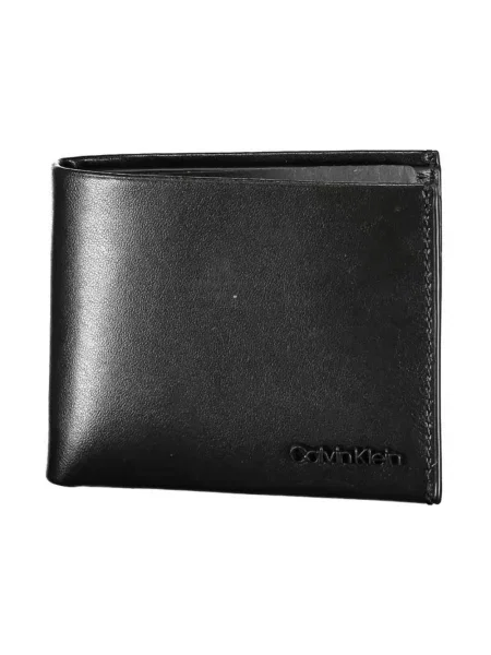 Portfel Calvin Klein skórzany czarny
