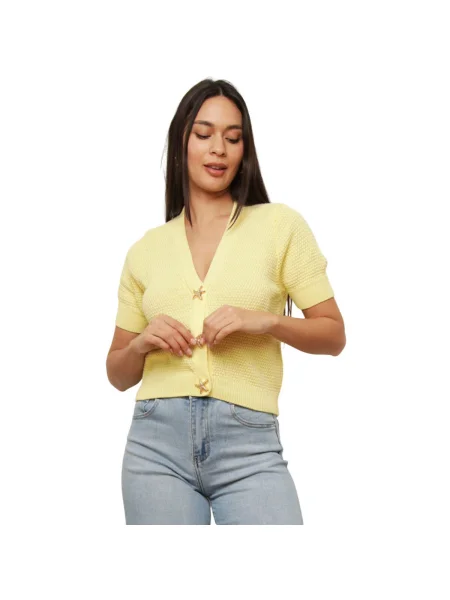 Pulover La Modeuse galben