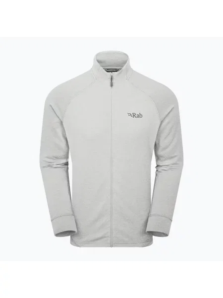 Mikina Rab Nexus light zinc šedá