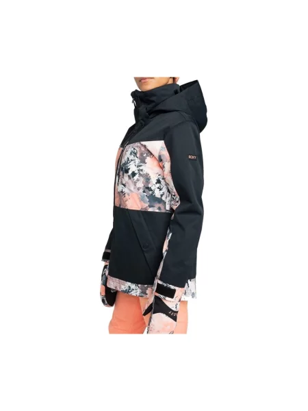 Snowboardová bunda ROXY Presence Parka peach dreamy picture pink
