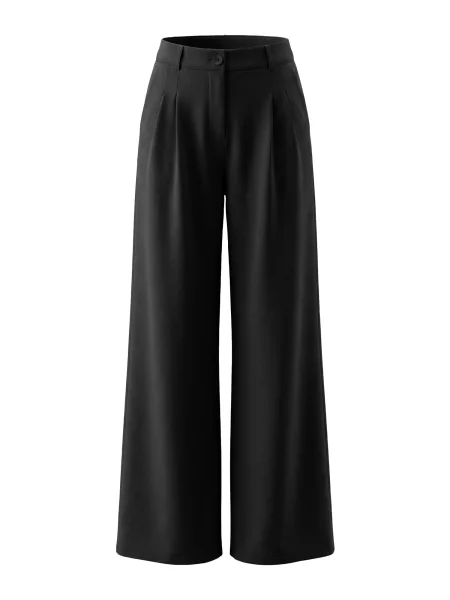 Imily Bela Pantaloni cutați negru