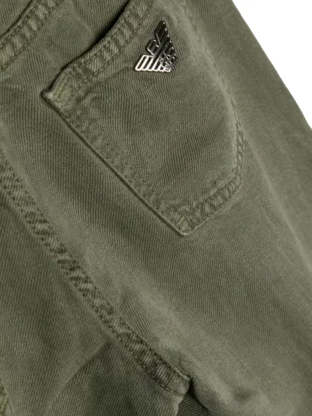 Spodnie dziecięce Emporio Armani zielone
