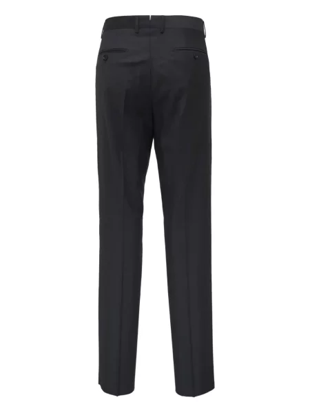 Pantaloni Maurizio Baldassari de lână negru