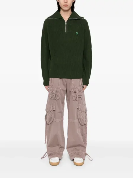 Pulover Maison Kitsune verde