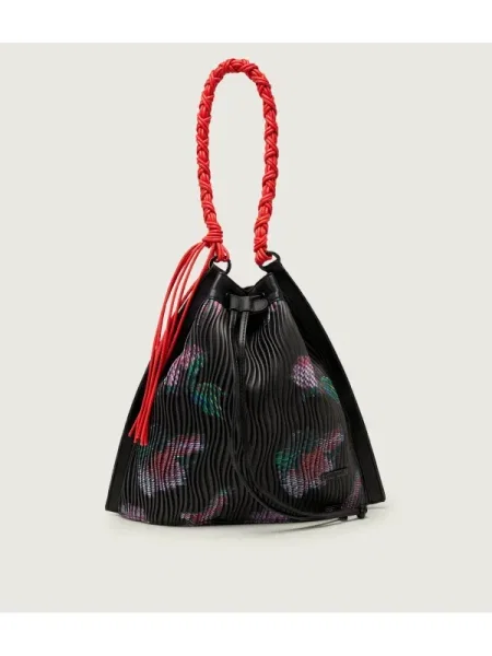 Desigual Rucsac verde / roz alb negru