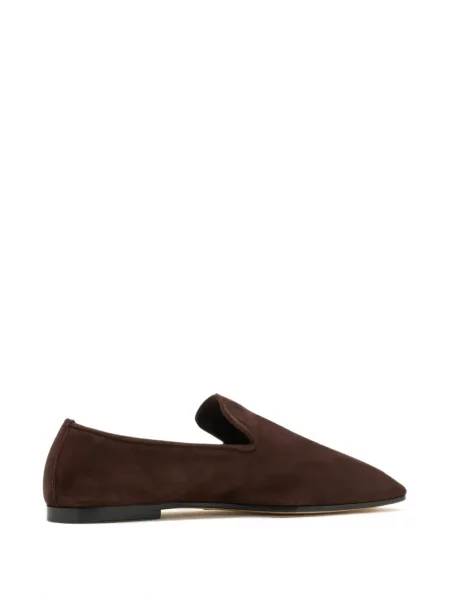 Pantofi loafer Sophique din piele de căprioară maro