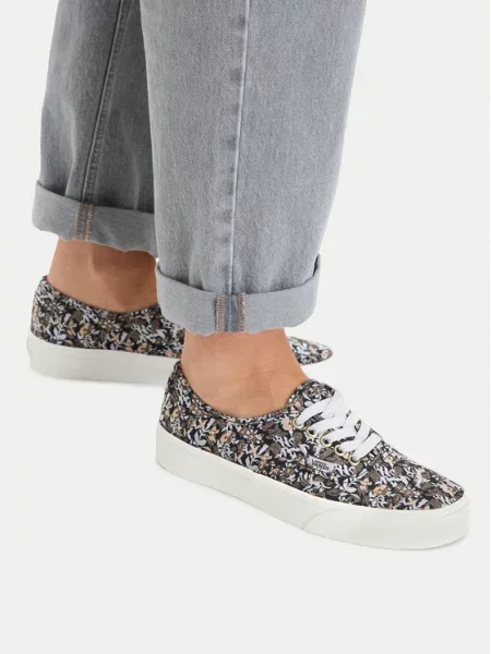 VANS Niske tenisice Authentic ecru/prljavo bijela / smeđa / svijetlosiva / crna siva