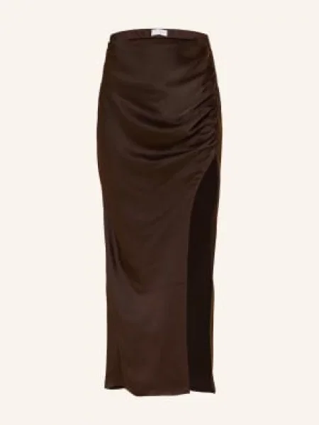 Leger Studio Satynowa Spódnica Solveig braun