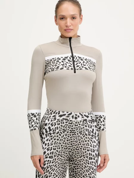 Newland funkcionális hosszú ujjú ing LADY T-NECK bézs