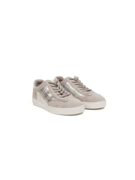 Sneakersy Michael Kors sznurowane skórzane szare