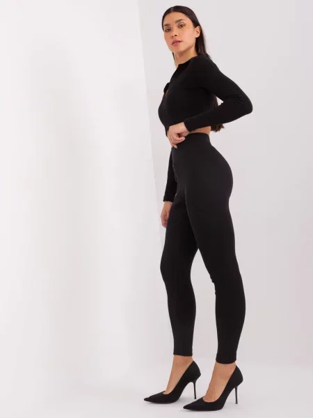 Leggings Fashionhunters negru