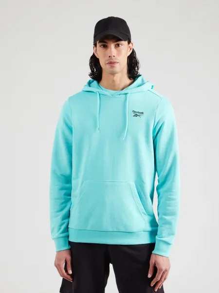 Pánska mikina Reebok Identity Small Logo Hoodie ai aqua