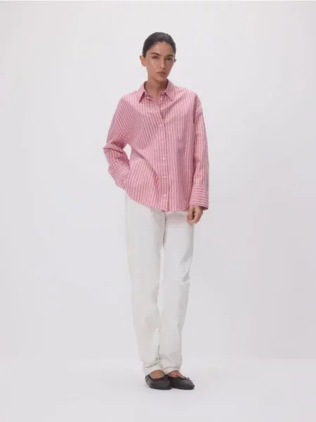 Рубашка Reserved красная