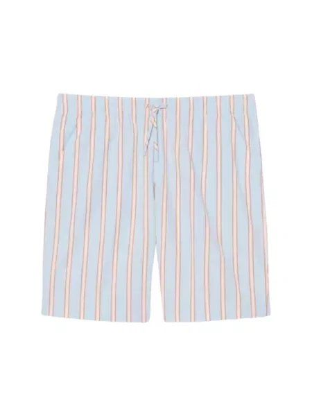 Szorty dresowe w kroju relaxed fit z czystej bawełny Lacoste błękitne