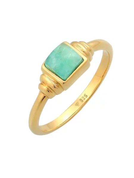 ELLI PREMIUM Prstan / žad zlata