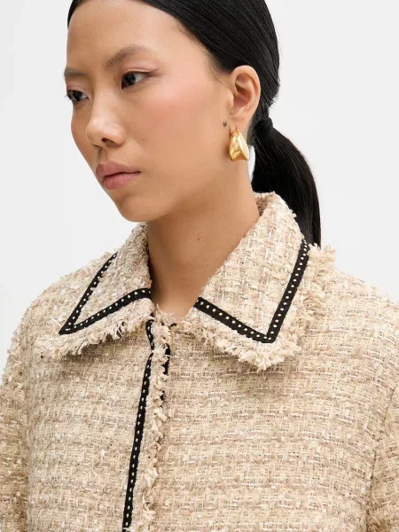 Піджак Karl Lagerfeld однобортний меланж бежевий