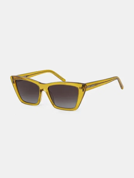 Слънчеви очила Saint Laurent жълто