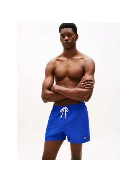 Gaćice Tommy Hilfiger s vezicama plava