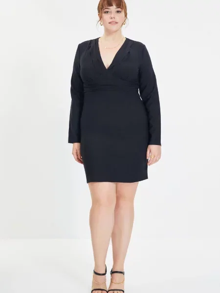 Rochie maxi Trendyol negru