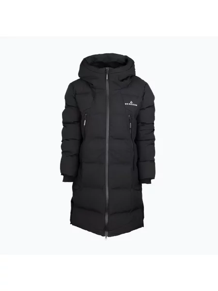 Dámský zateplený kabát BERGSON Snow Leopard Primaloft černý