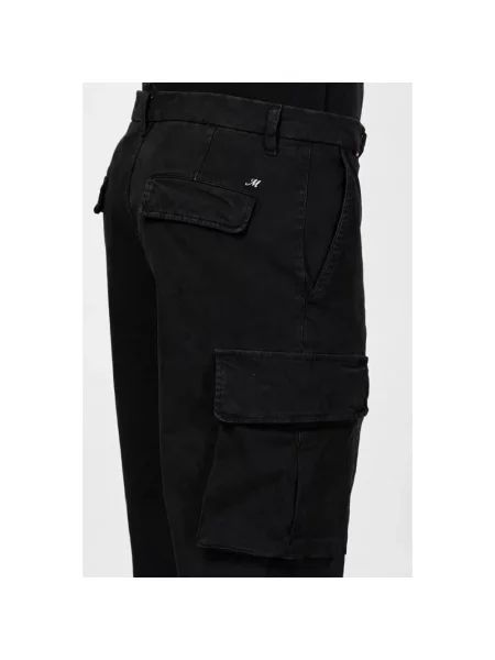 Spodnie cargo Mason's czarne