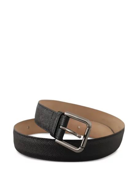 Cu centură curea Dolce & Gabbana din piele negru