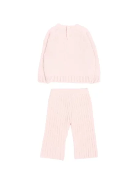Spodnie dziecięce Moncler Enfant różowe