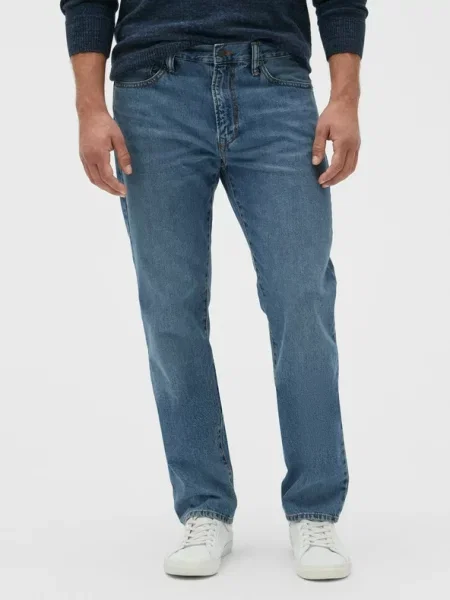 Дънки straight leg Gap