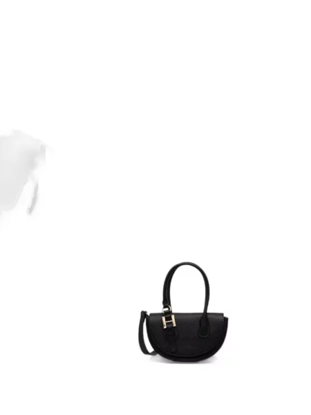 Τσάντα shopper Silvian Heach με αυτόγραφο μαύρο