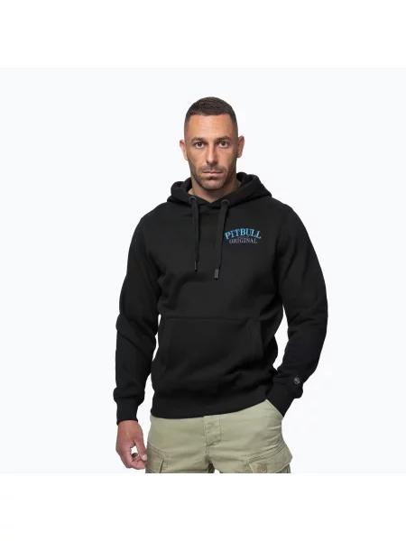 Hanorac bărbați Pitbull Midnight Hooded black negru
