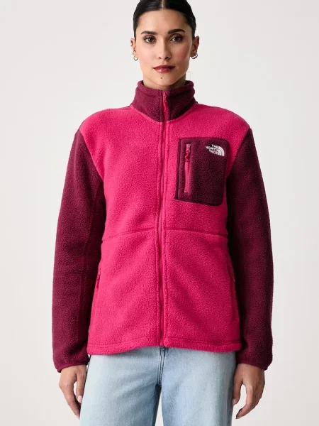The North Face hanorac cu pentru femei din polar Yumiori roz