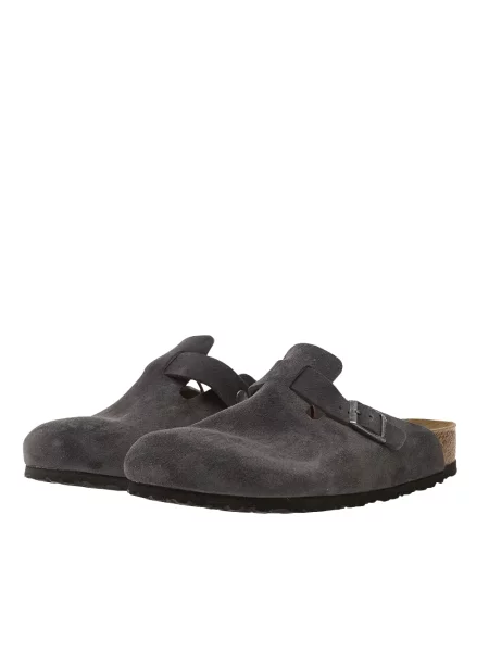 Sneakersy Birkenstock zamszowe szare