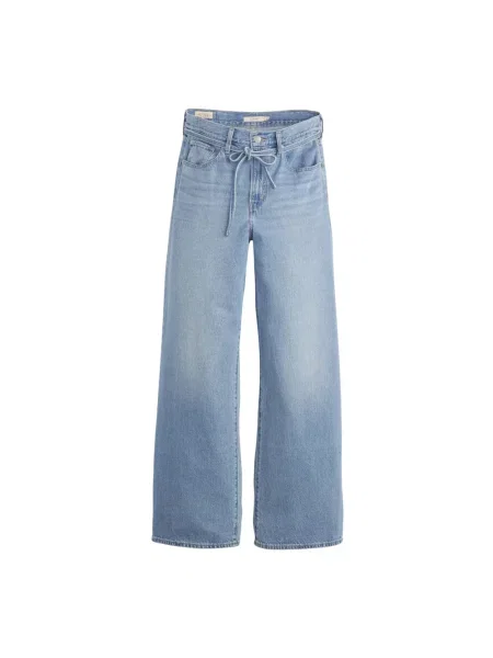 Lekkie jeansy straight leg Levi's niebieskie