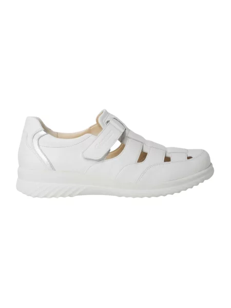 Sneakersy Ganter skórzane białe