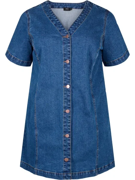 Zizzi Rochie Jevila denim albastru