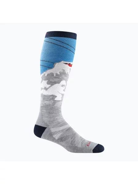 Șosete pentru bărbați Darn Tough Heady Yeti OTC Midweight with Cushion gray gri