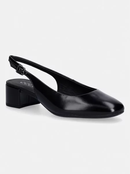 Ecco pantofi de piele Livia 35 negru