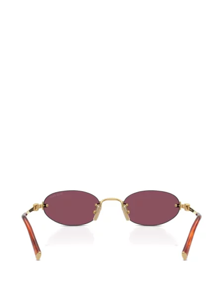 Ochelari de soare ovali Miu Miu Eyewear