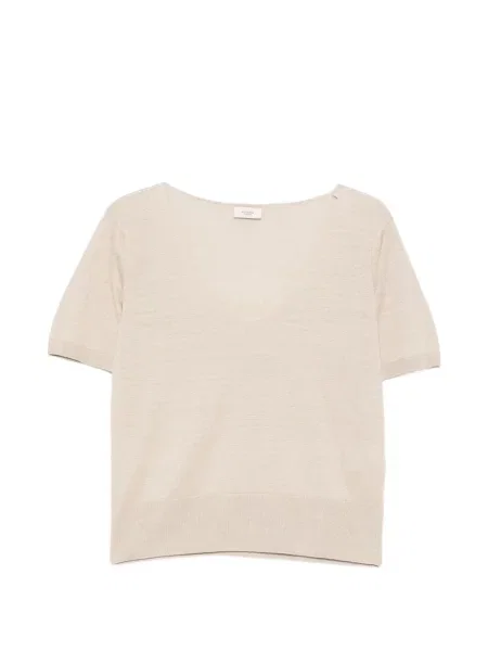 Тениска с v-образно деколте Agnona с V-образно деколте