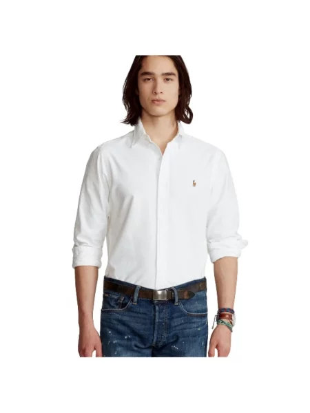 Koszula Polo Ralph Lauren z twillu biała