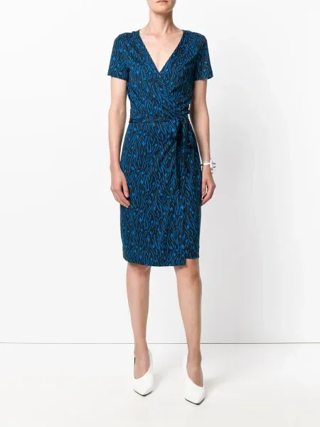 Κάλυμμα κοστούμι φόρεμα Dvf Diane Von Furstenberg με κέντημα μαύρο
