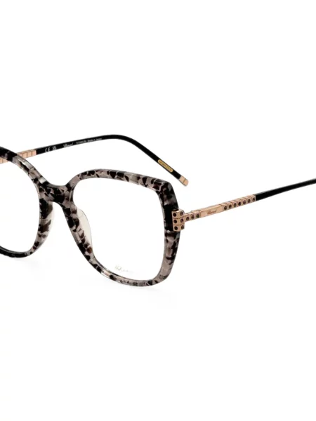 Ochelari de soare Chopard cu imprimeu geometric gri