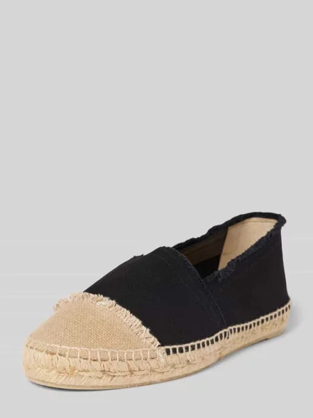 Espadryle ze skóry naturalnej model ‘AMPALA’ Castaner czarne