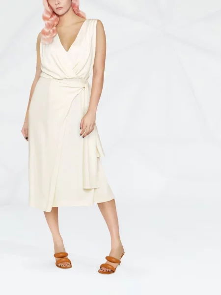 Rochie midi Alberta Ferretti plic