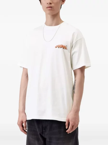 Tricou Carhartt Wip cu imagine alb