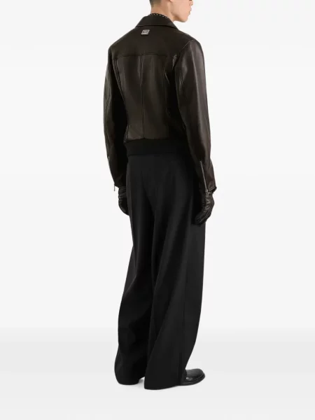 Geanta de piele Dolce & Gabbana negru