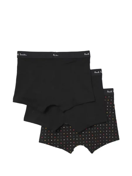 Боксерки Paul Smith с автограф черно