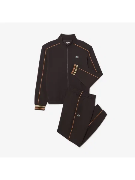 Lacoste Dres Tenisowy X Daniil Medvedev brązowy
