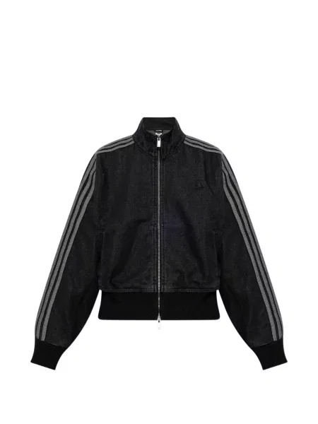 Geacă de blugi Adidas cu dungi negru