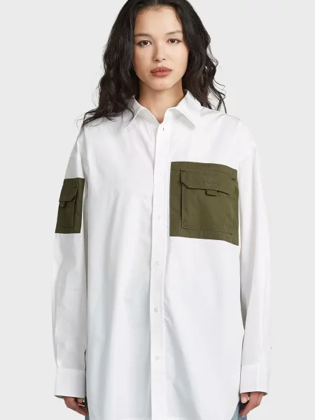 Сорочка G-star Raw біла